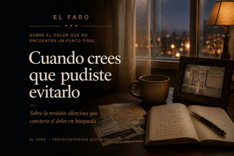 Camino oscuro que se divide entre dos direcciones